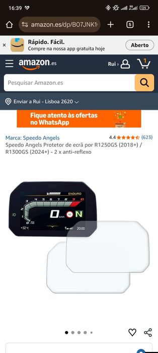 Película protetora de TFT para mota BMW