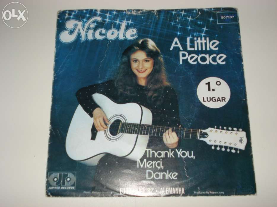 Disco Vinil Single - Nicole - "A Little Peace" (1982)