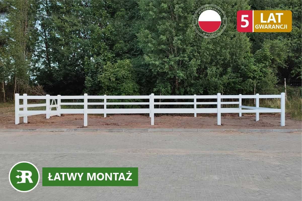 Ogrodzenia dla koni z PCV Texas II - 5 LAT GWARANCJI