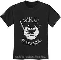 Ninja in Training koszulka dziecięca 6 rozmiarów kids tshirt NOWA