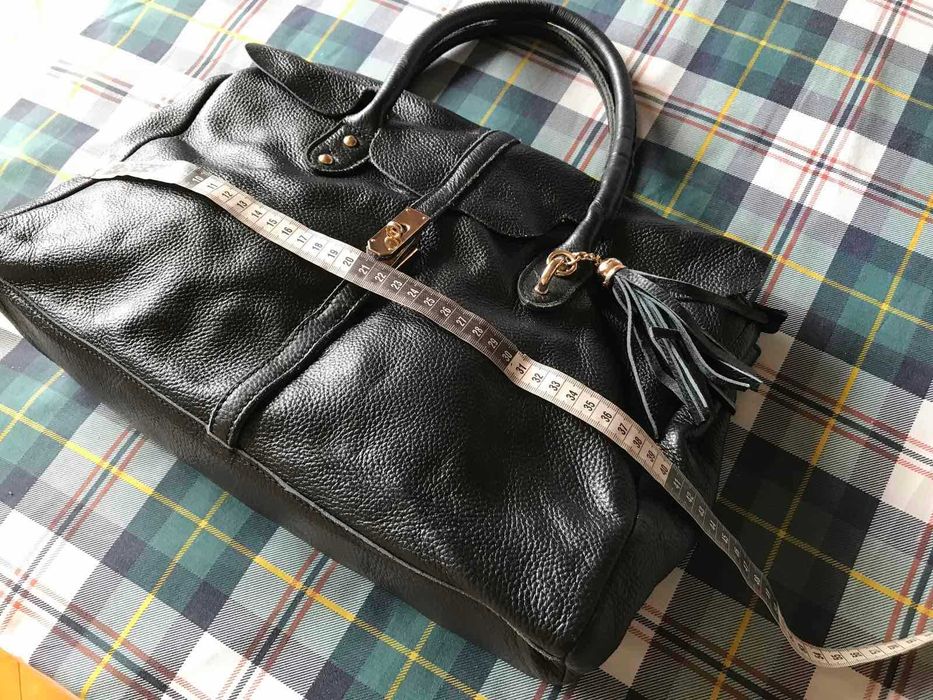 Кожаная женская сумка .