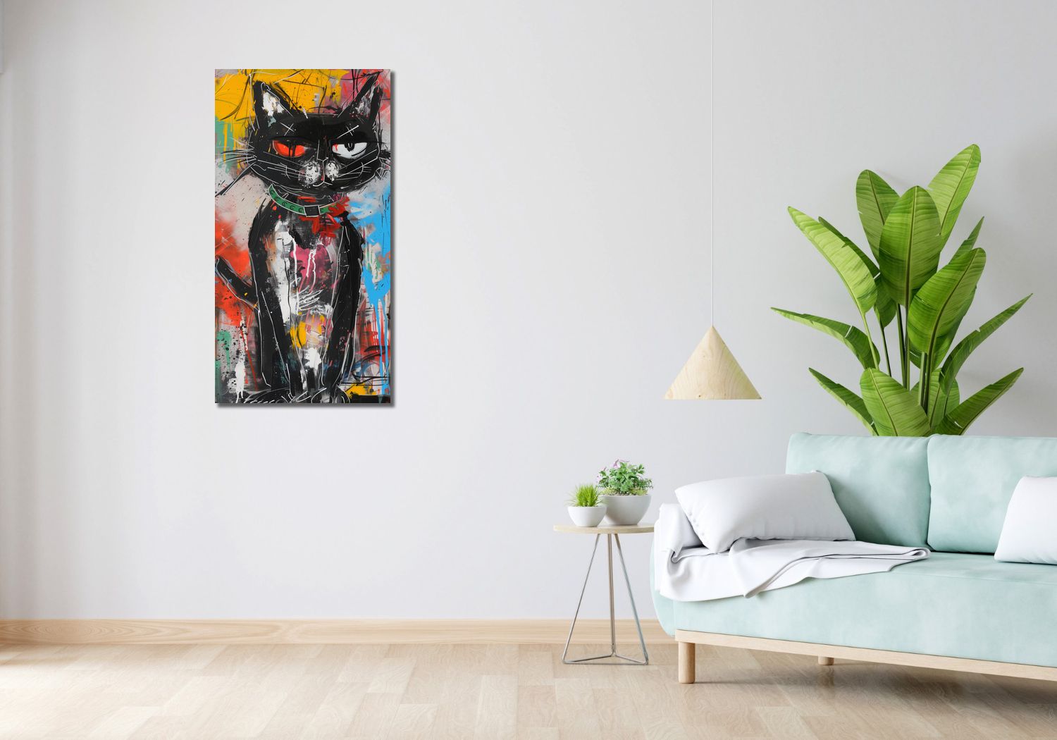 Obraz 50x100cm Gburowaty Kiciak