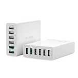 Ładowarka 6X Usb Blitzwolf Bw-S15, Qc 3.0, 60W (Biały)