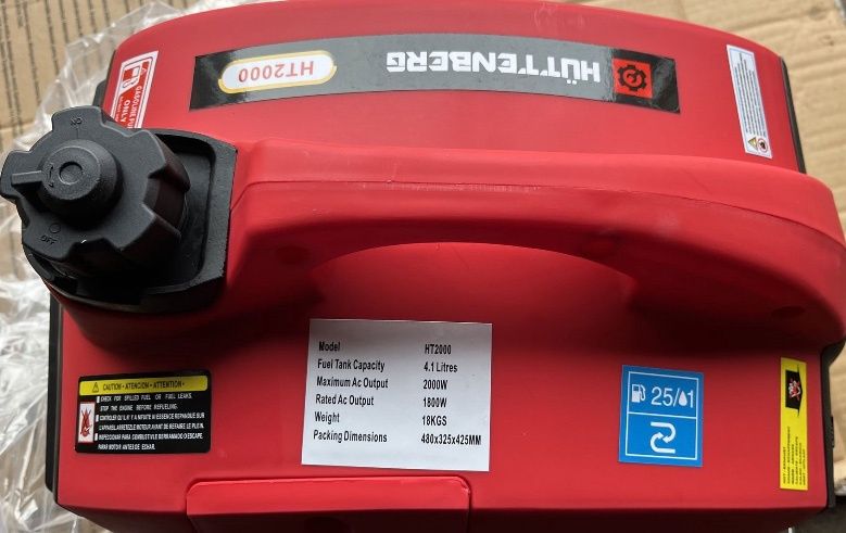 Інверторний генератор бензиновий Huttenberg HT2000