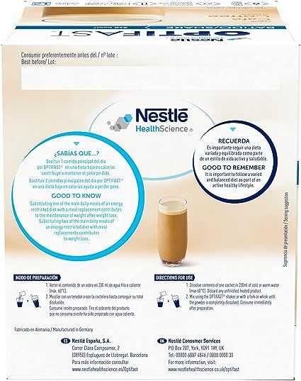 Optifast Batidos para emagrecimento, sabor de café