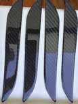 Real Carbon Fiber Door Handle Cover For Tesla Model S