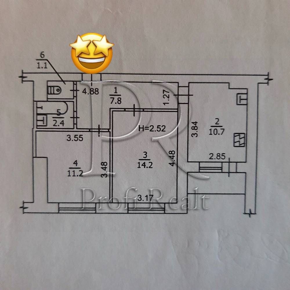 Без %. Продаж 2  кімн. квартири за адресою вул. Миколи Голего, 7-Б