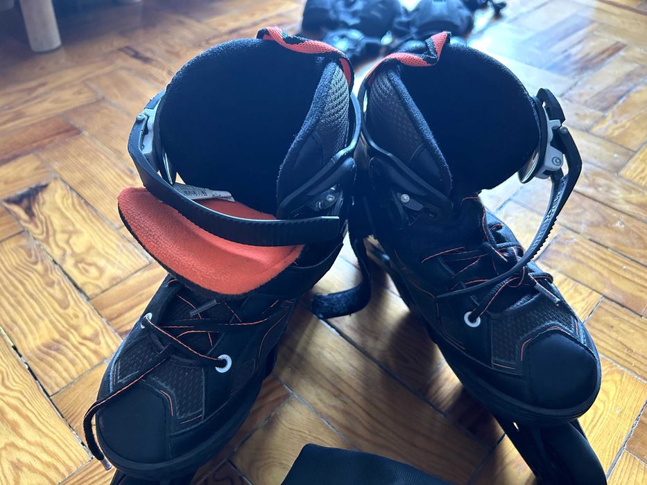 Conjunto Patins em Linha OXELO + Capacete + Proteções