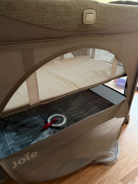 Манеж-ліжко Joie Kubbie Sleep Foggy Gray