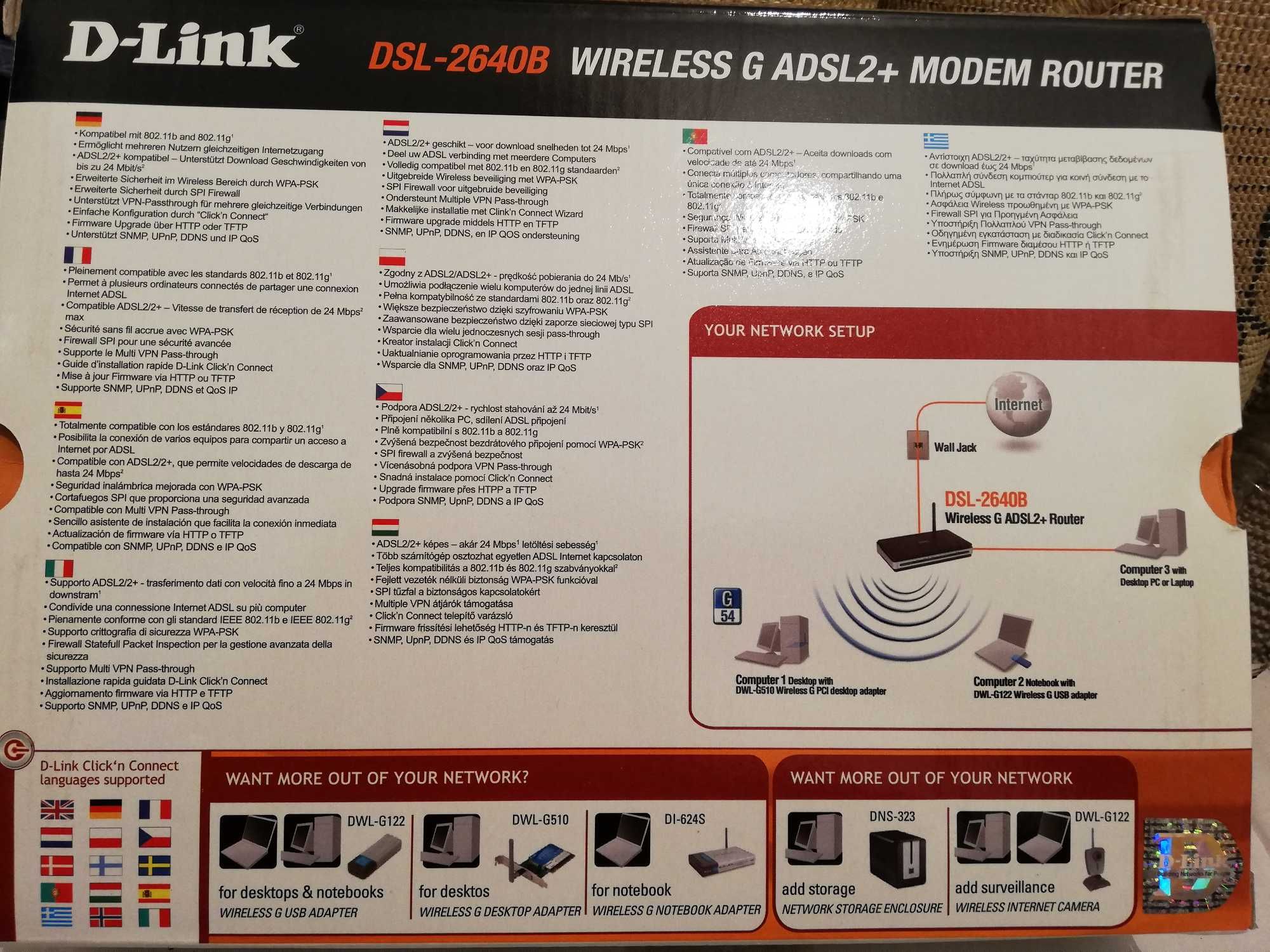 Router D-Link DSL-2640B