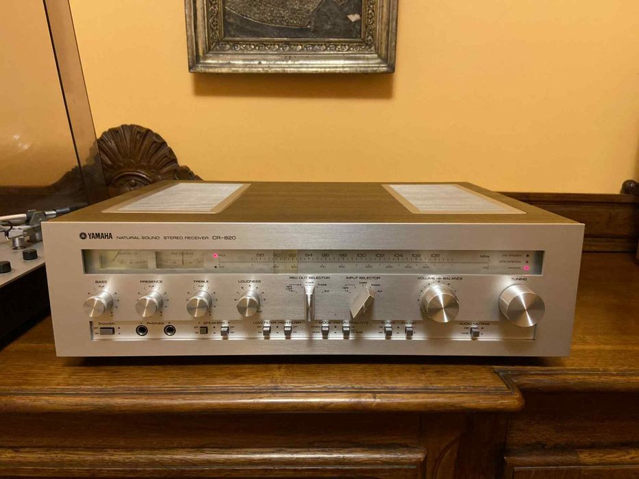 Kultowy amplituner Yamaha CR-820, piękny stan, vintage, wysoki model