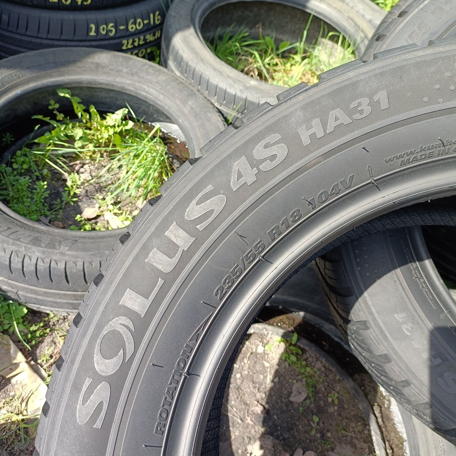 235/55r18 Kumho Solus 4S HA31, 8mm jak nowe