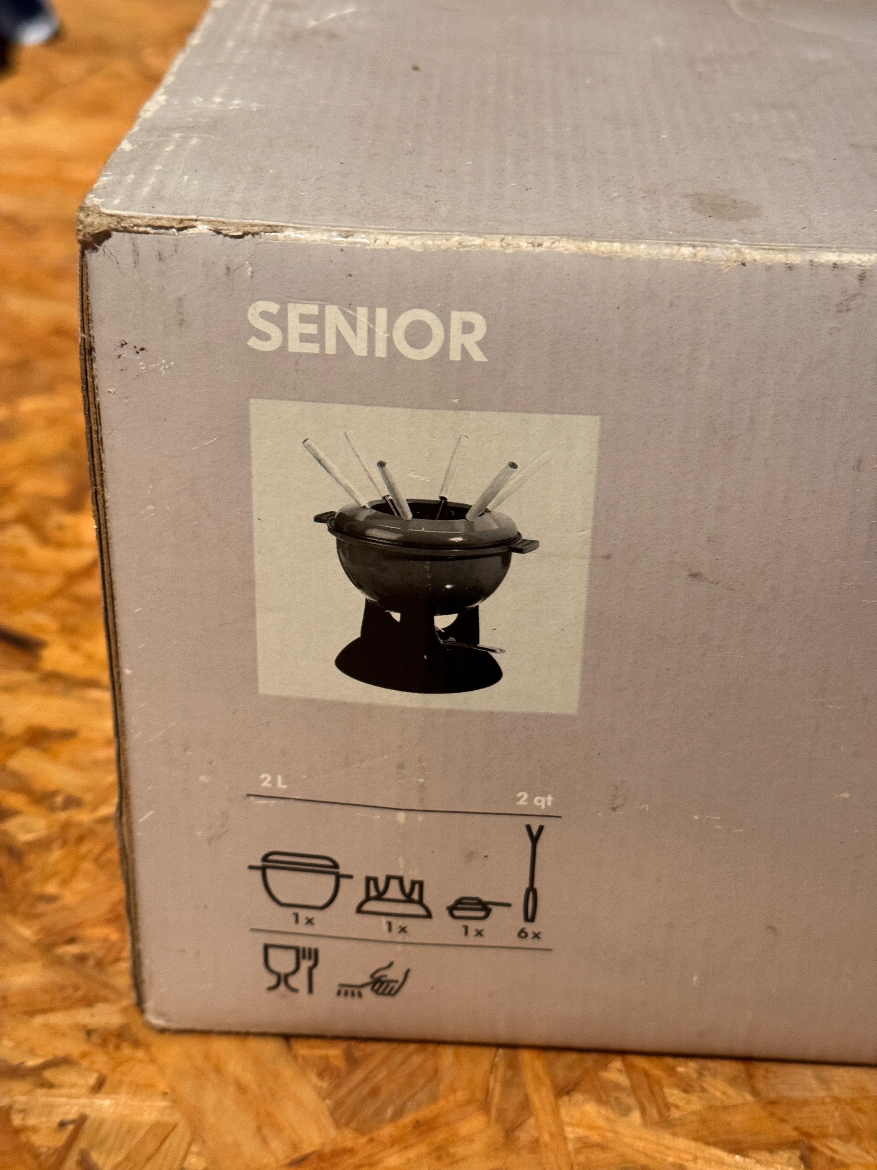 Garnek do fondue IKEA Senior