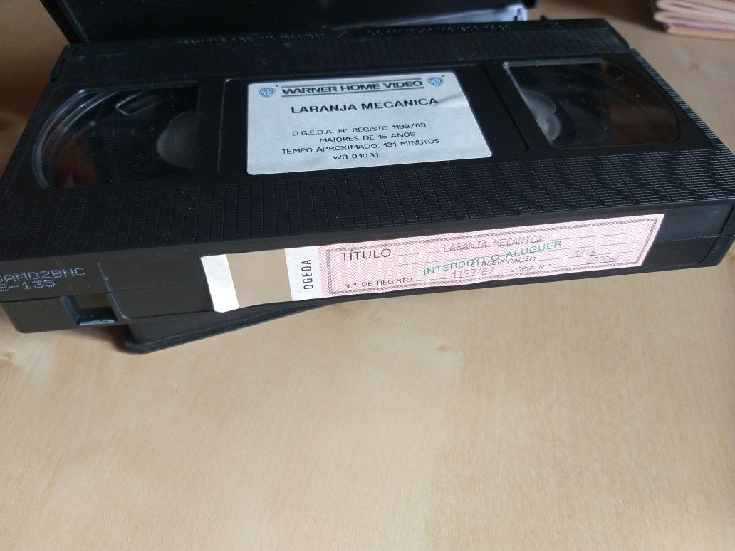 VHS Coleção Acção KUBRIK laranja Mecânica