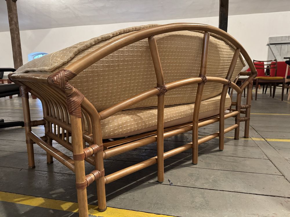 Bambusowa sofa marki Studio Smania Interni proj.Alberto Smania,Włochy