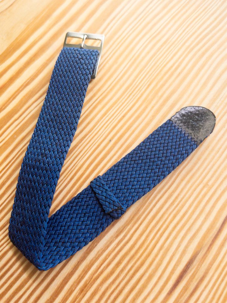 Morellato Perlon Tessuto, 22mm, pasek do zegarka, niebieski