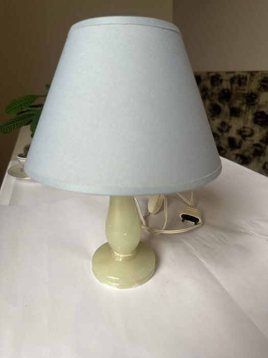 Лампи прикроватні кераміка, латунь, натуральний камінь