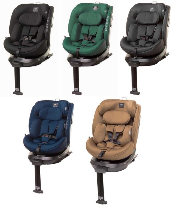 Fotelik Samochodowy ODCHYLANY OBROTOWY Isofix ISize 4Baby Enzo-Fix RWF