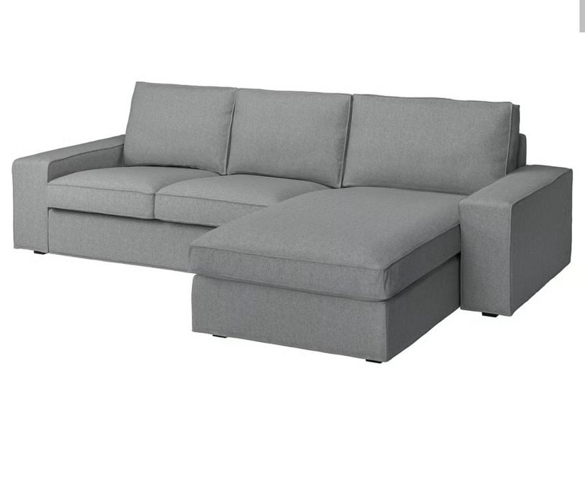 Sofa z ikei 3 osobowa z szezlongiem lewy/prawy.