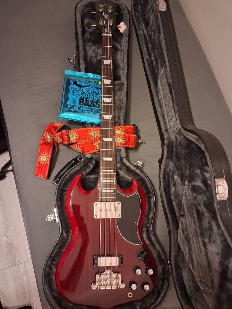Gitara Basowa Epiphone EB-3 CH + pokrowiec