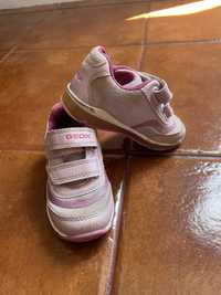 Tenis geox para bebe menina com luz