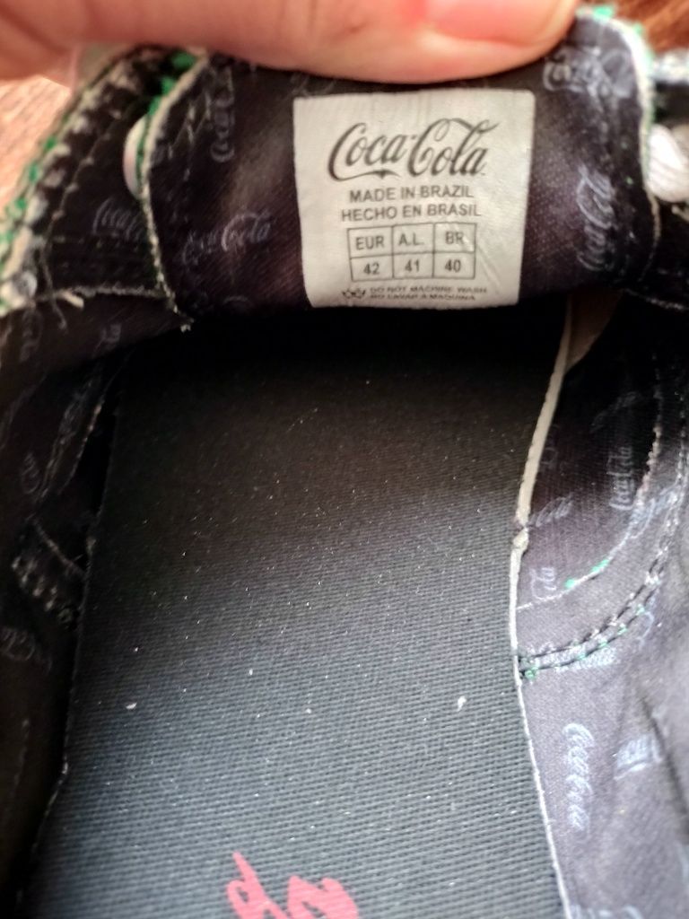 Кеды,мокасины Coca-Cola,оригинал.