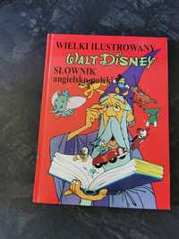 Książka wielki ilustrowany słownik angielsko polski Walt Disney