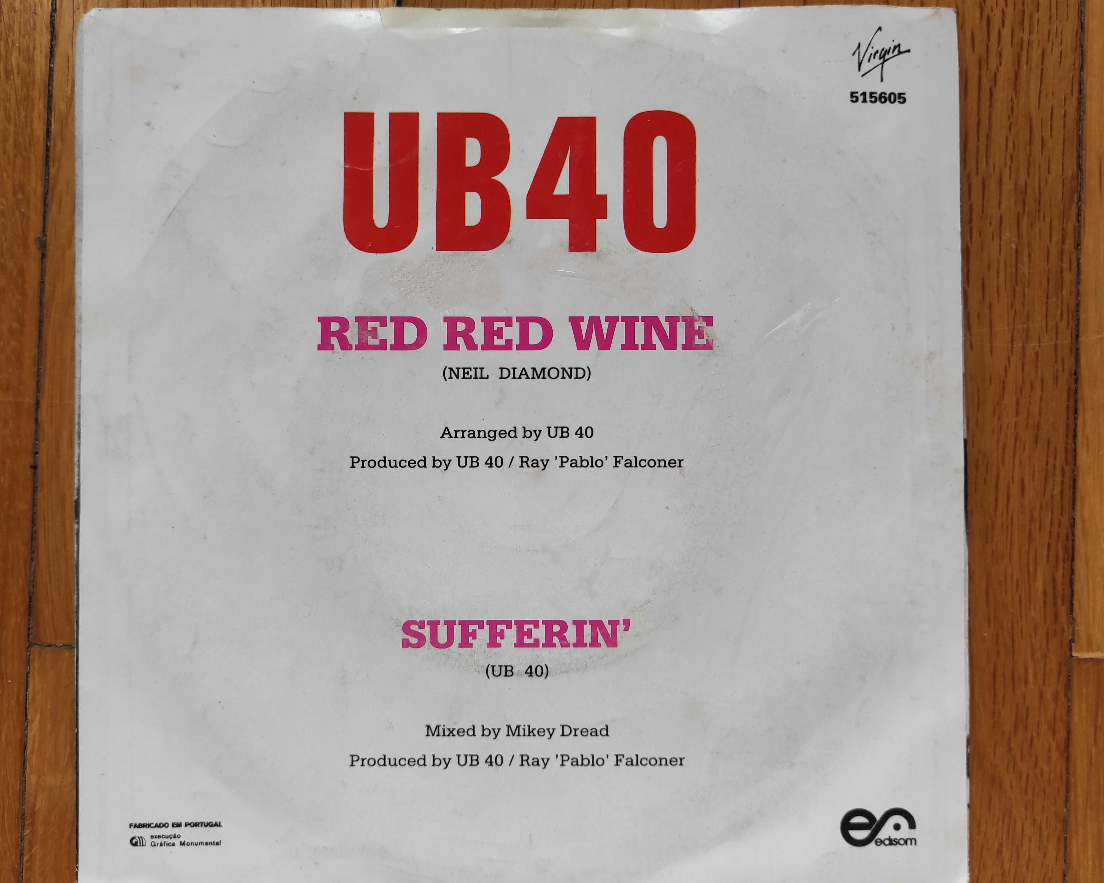 UB40 - "Red, Red Wine" (single vinil )