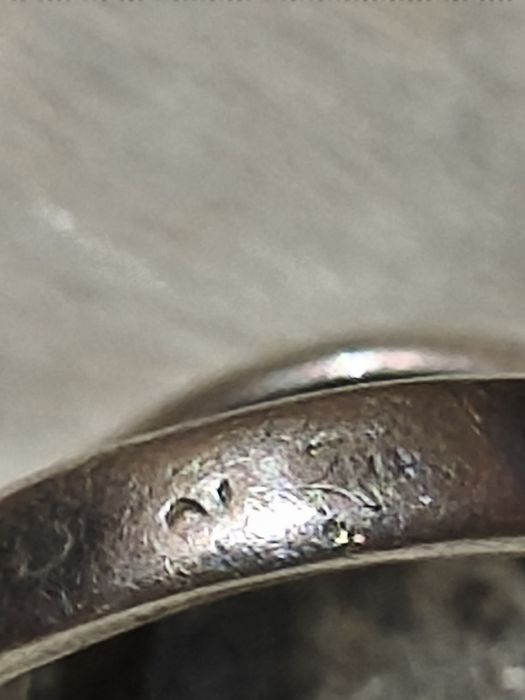 Rytosztuka pierścionek stare srebro