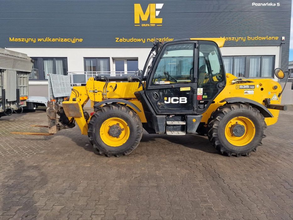 JCB 535-125 ładowarka teleskopowa  ładowarka teleskopowa JCB 535-125, jak Manitou, widły , aktualny UDT