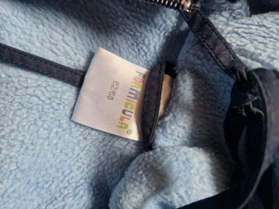 Roz. 62-68 Kombinezon granatowy kot kotek