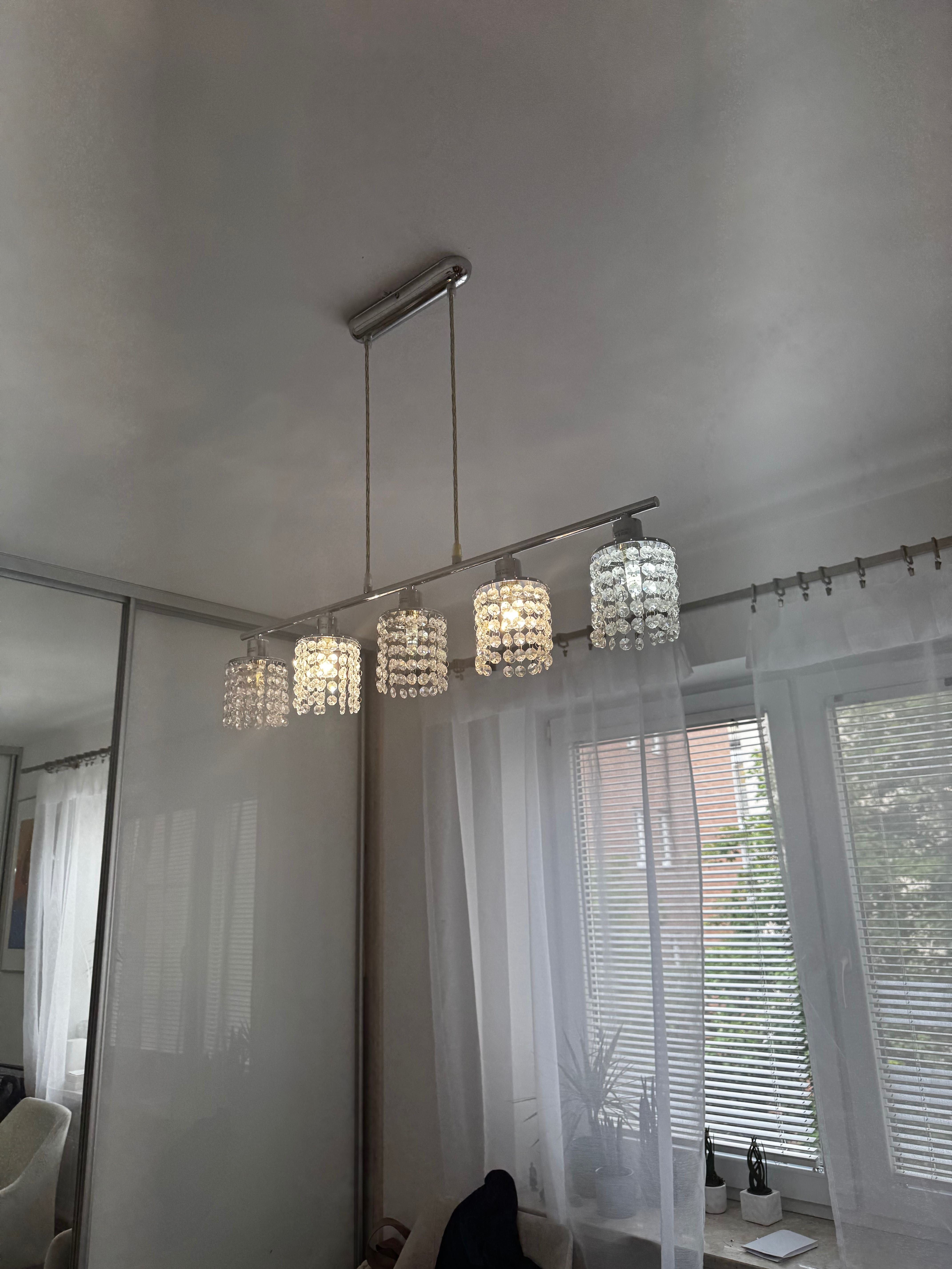 Komplet oświetlenia glamour