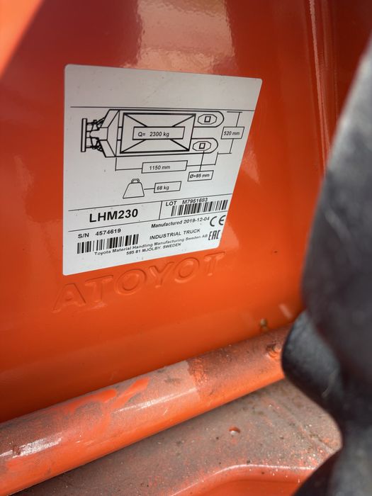 Wózek paletowy ręczny BT Toyota LHM230 paleciak