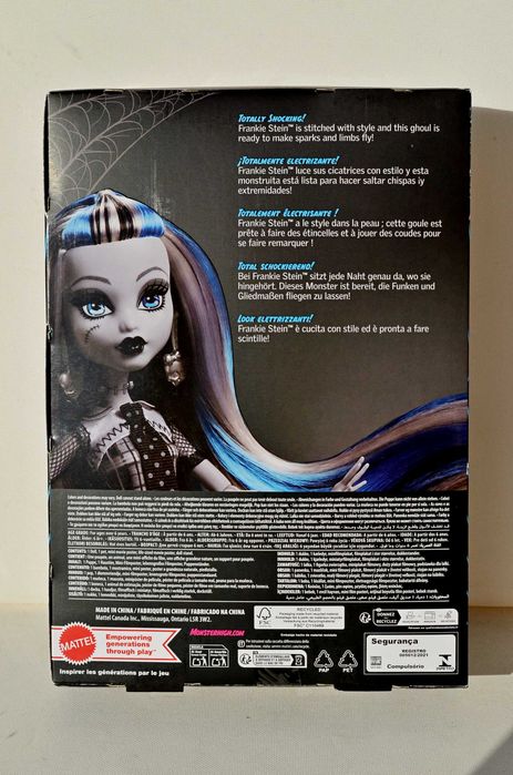 В наявності New• Monster High Doll Reel Drama Frankie Stein Блю Френкі