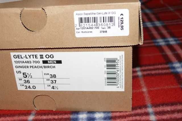 Ténis Asics Gel-Lyte III - Novos