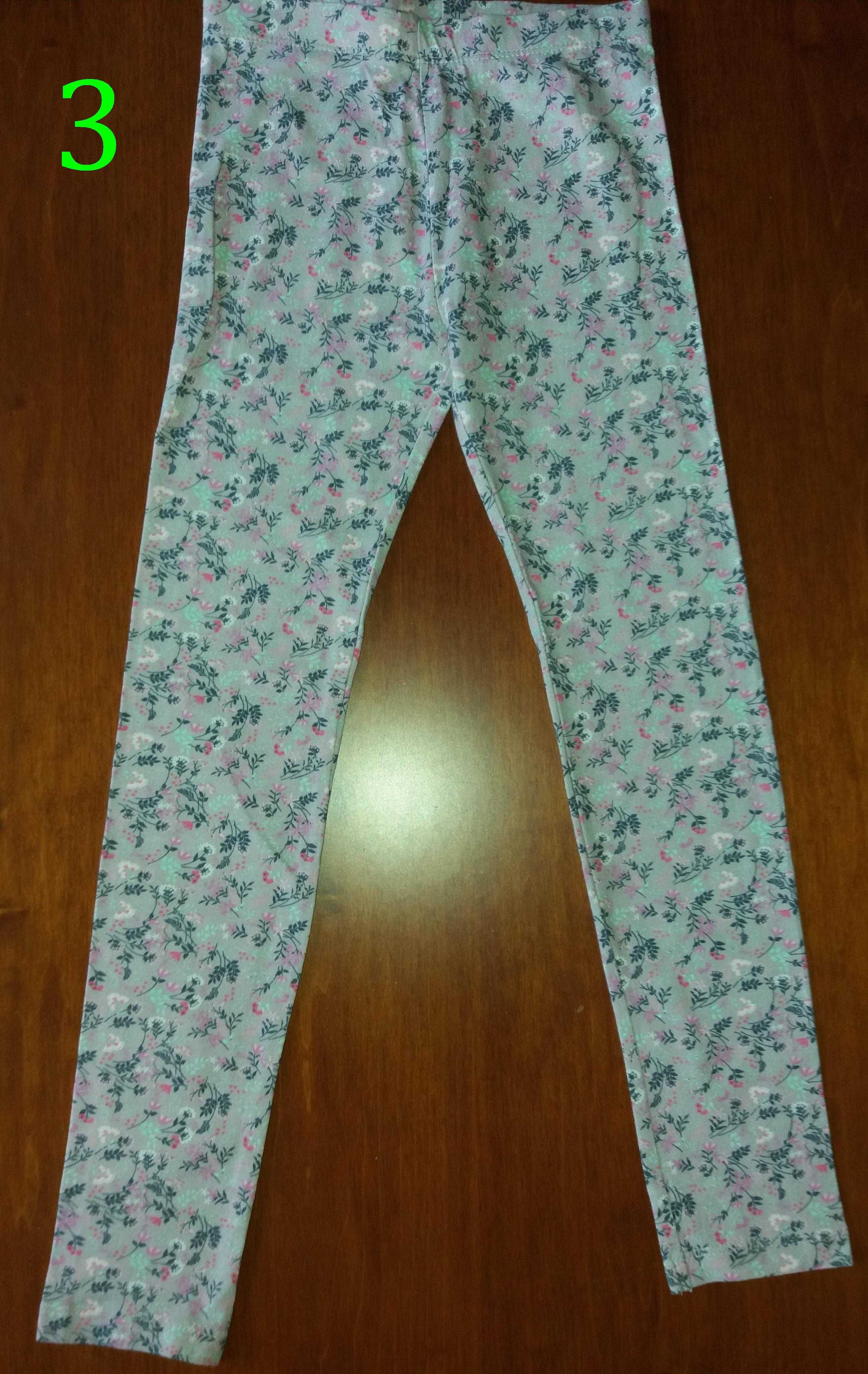 Spodenki, spodnie, legginsy roz. 122 NOWE (313