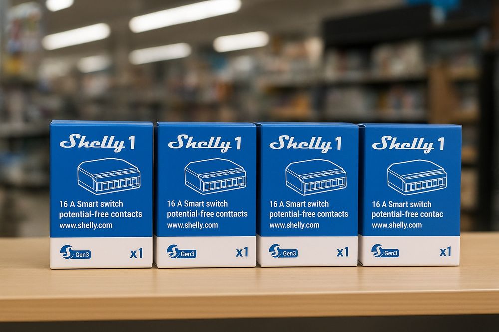 Shelly 1 Gen3 - NOVO