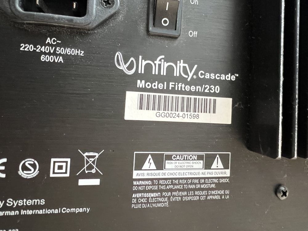 Subwoofer Infinity CASCADE 15