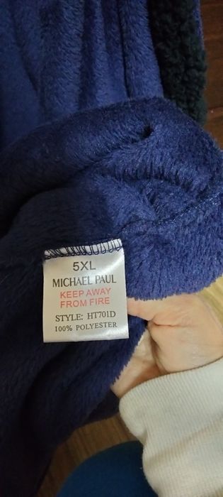 Мужской теплый халат Michael Paul,р 5XL