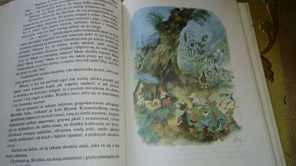 O krasnoludkach i sierotce Marysi. M. Konopnicka. ilustracje Szancera!