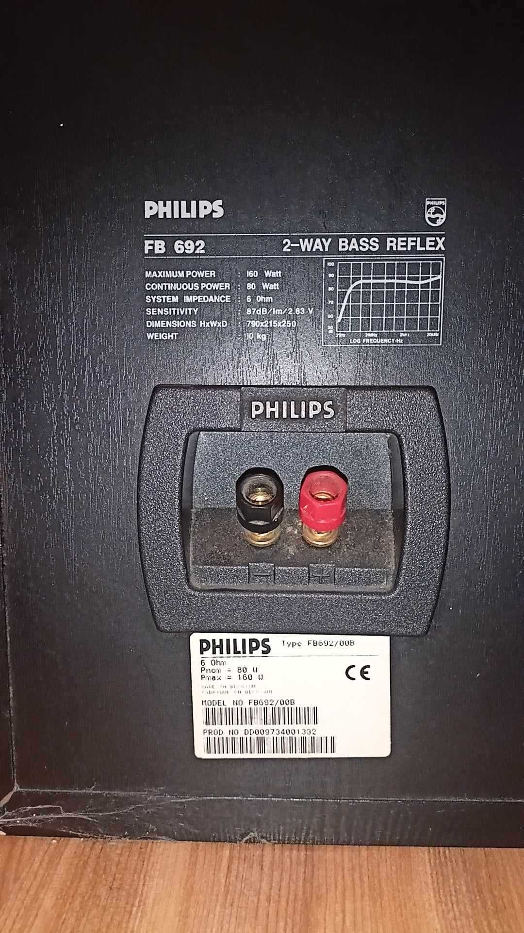 Kolumny PHILIPS FB 692 2-way bass reflex