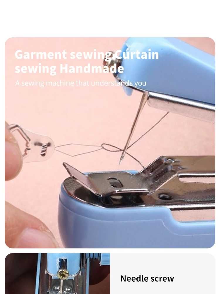 Máquina De Costura Portátil Máquina corte manual Reparação de tecidos