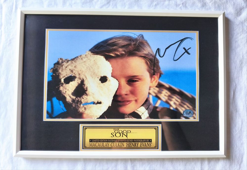 Moldura Filme The Good Son - Henry Evans com Autógrafo (A4)