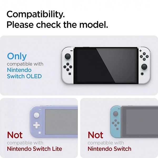 Szkło Ochronne 2x Spigen do Nintendo Switch Oled