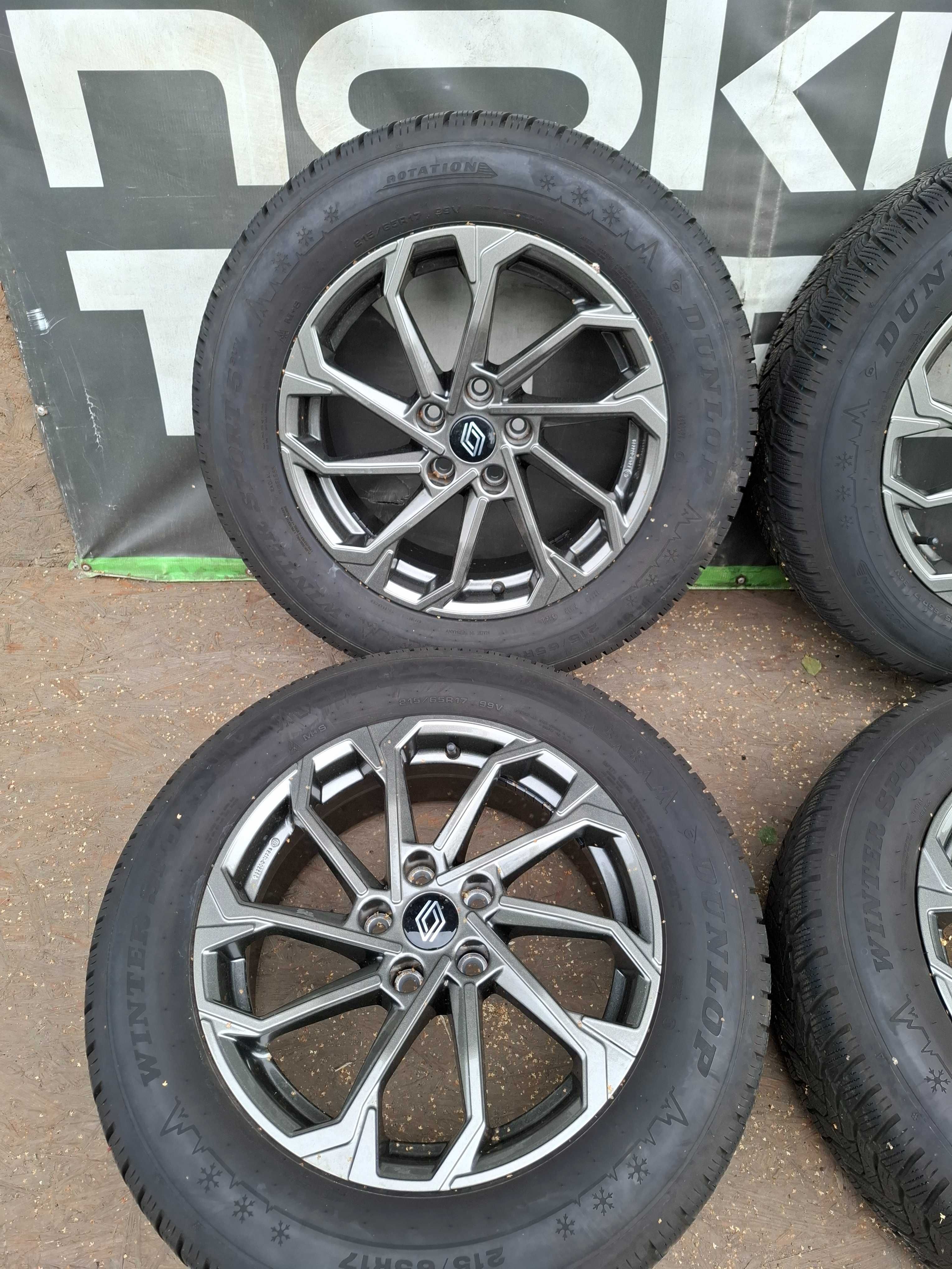 Felgi aluminiowe 17 cali 5x114,3 Renault Talisman Kadjar Captur MONTAŻ