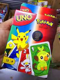 Super Karty do gry Uno Pokemon dla dzieci nowe