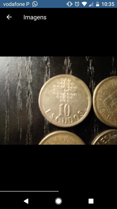 Moedas de 10 escudos 1998 / 1988 / 1992 / 1997 / 1986