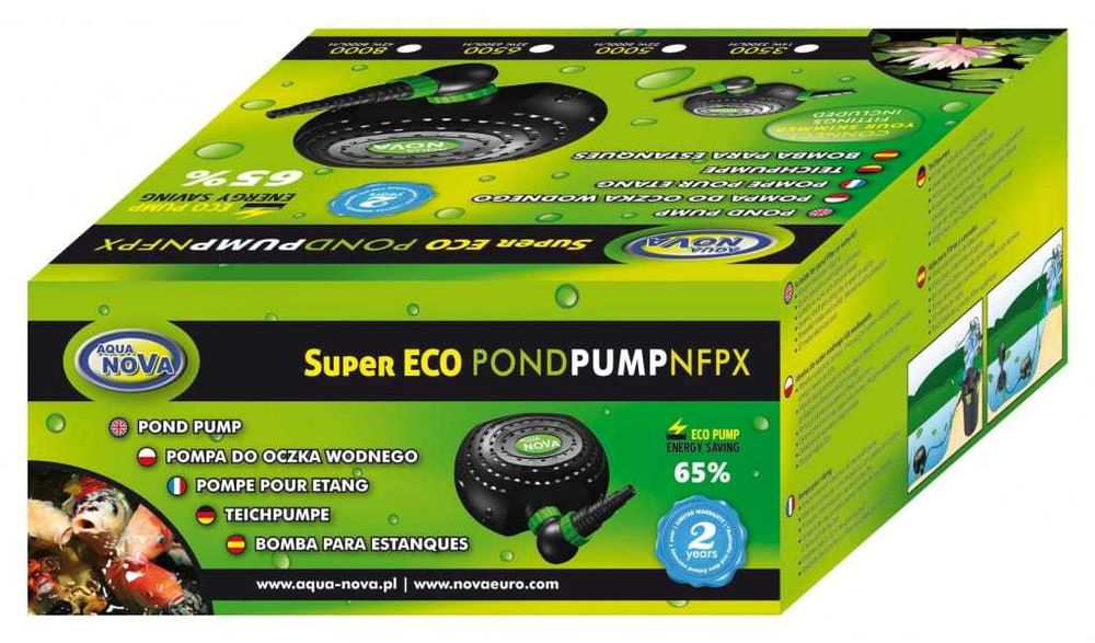 NFPX-5000 l/h ECO 22W Pompa wody AQUA NOVA