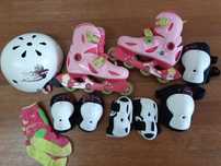 Patins em Linha Criança, c/ proteções