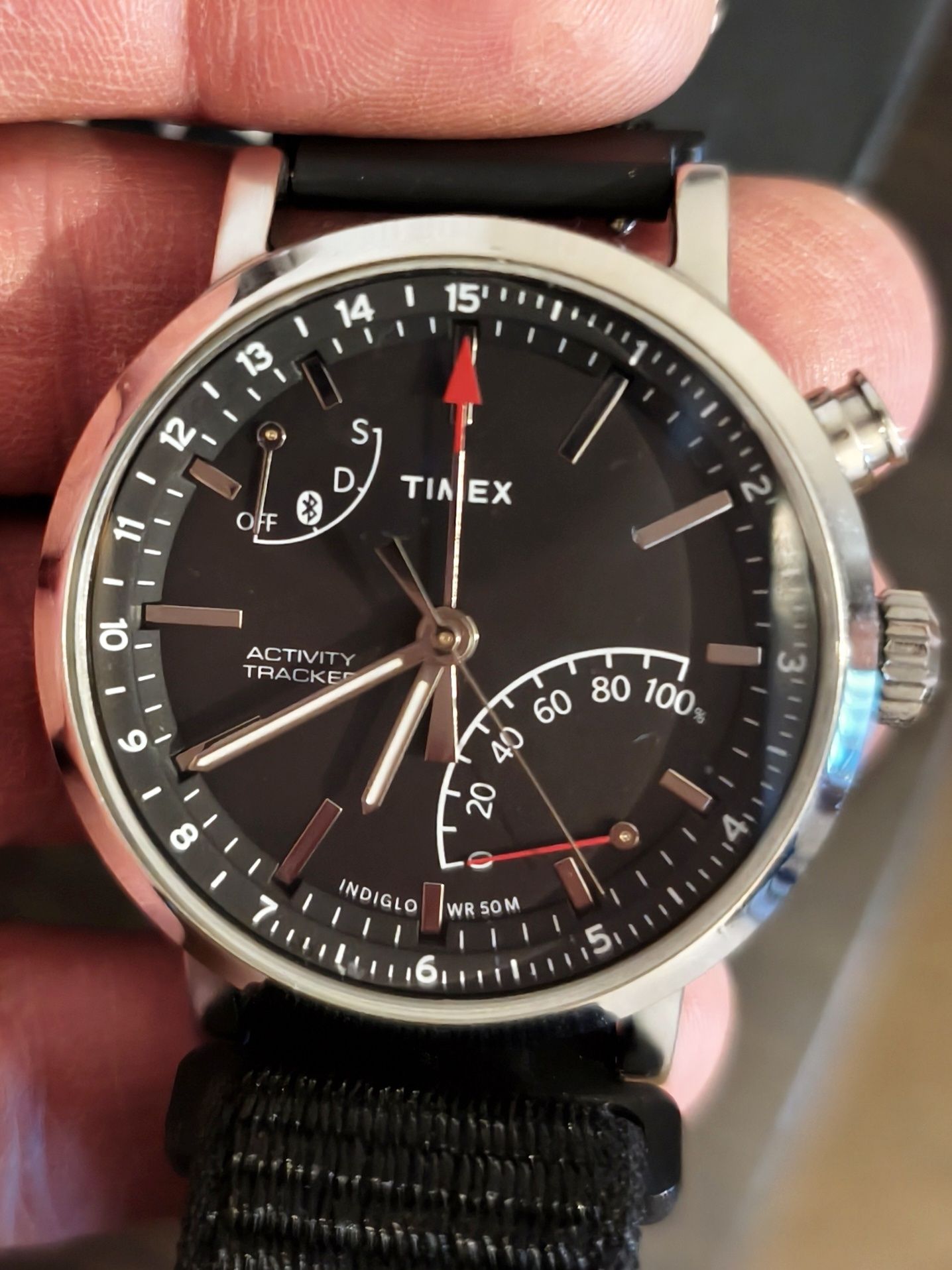 часы Timex Metropolitan Activity Tracker Indiglo 42mm